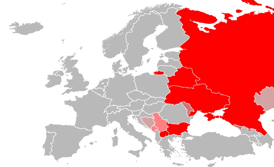 Cyrillic Map